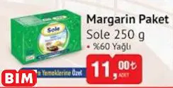 SOLE MARGARİN PAKET